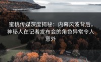 蜜桃传媒深度揭秘：内幕风波背后，神秘人在记者发布会的角色异常令人意外